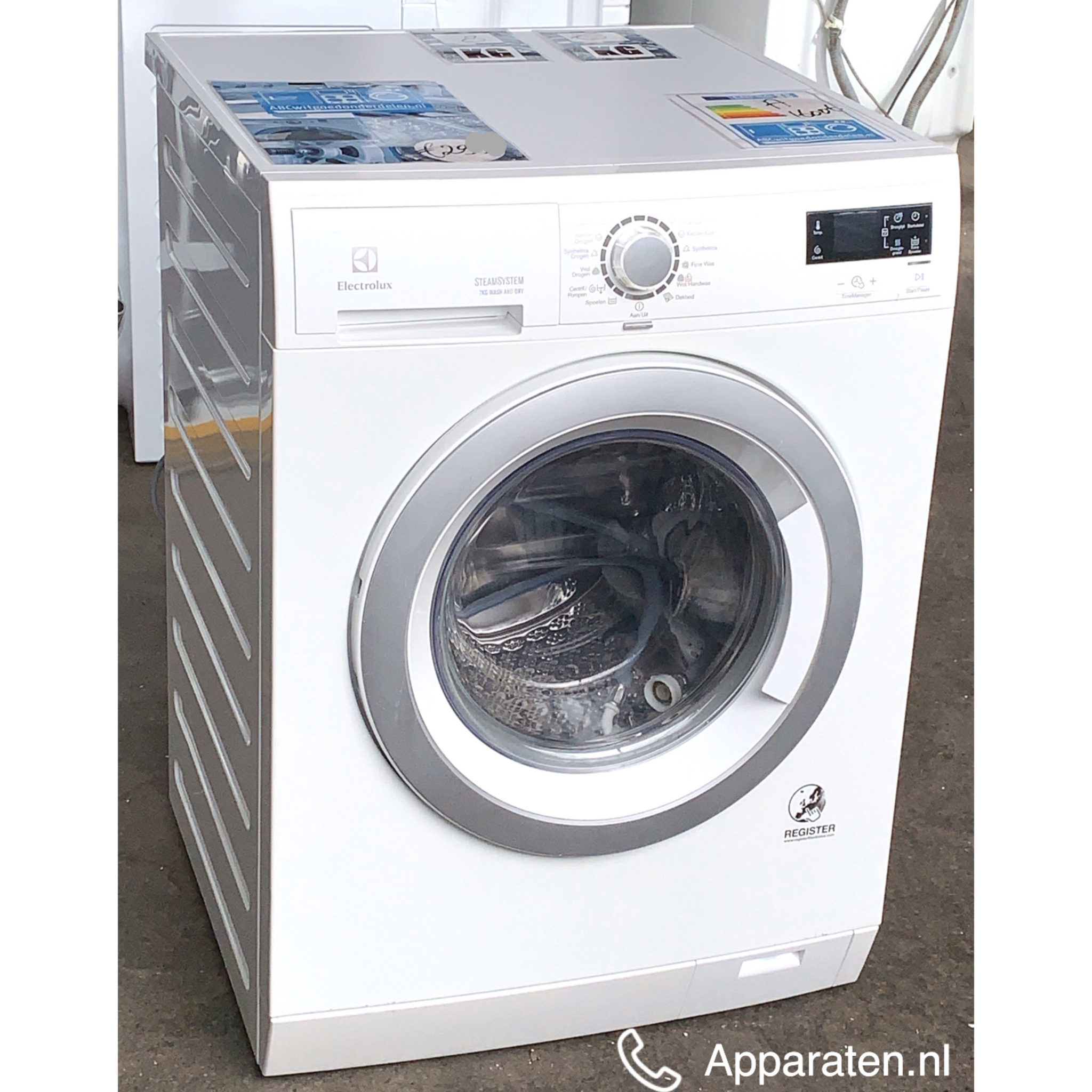 Wasmachine ELECTROLUX 8kg A+++ EWF1486 €249,- – Apparaten.nl -Altijd ...