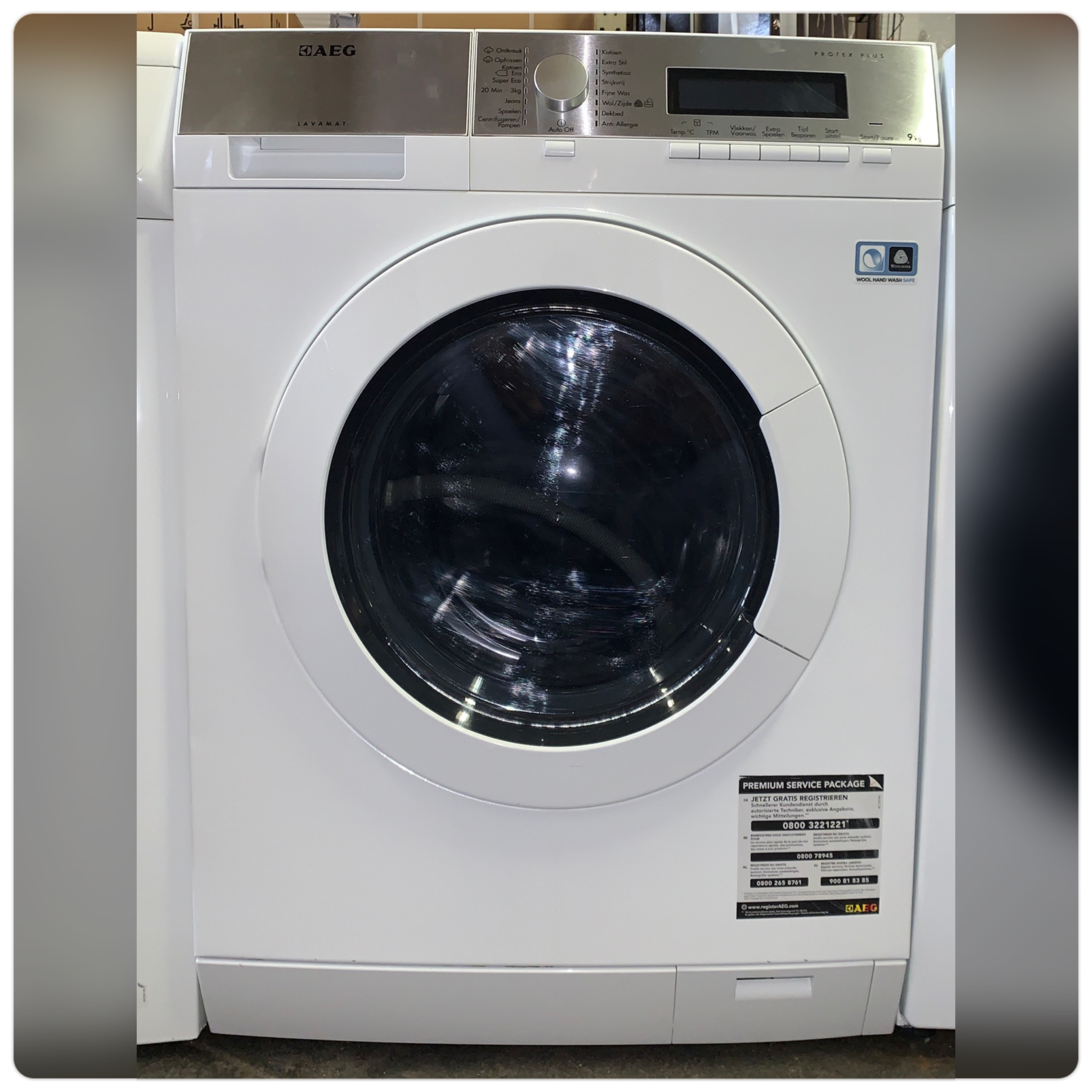 Wasmachine AEG 9kg A+++ LSPECIAL9 €319,-