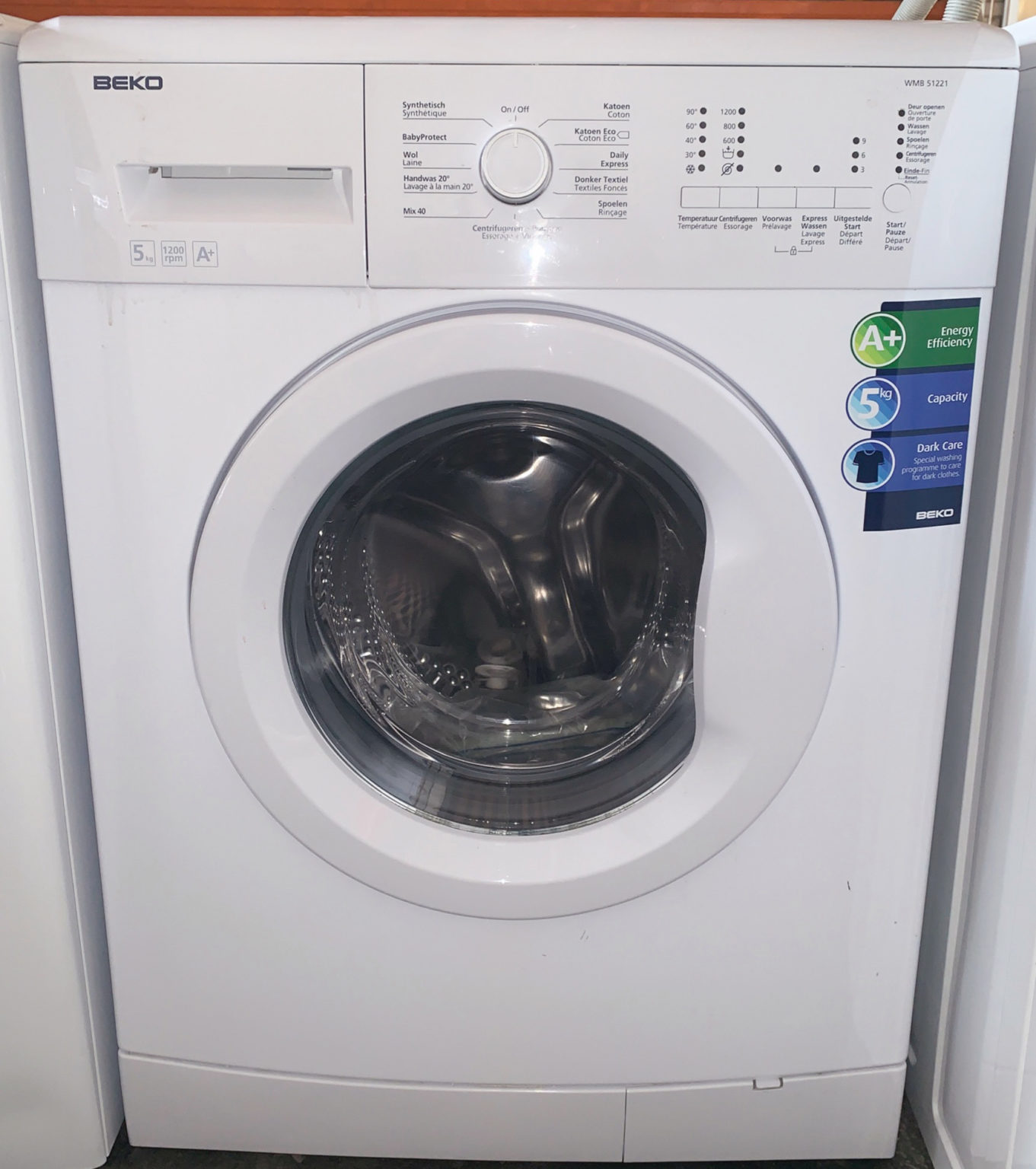 Wasmachine BEKO A+ 5kg WMB51221 €159, Apparaten.nl Altijd goedkoper!