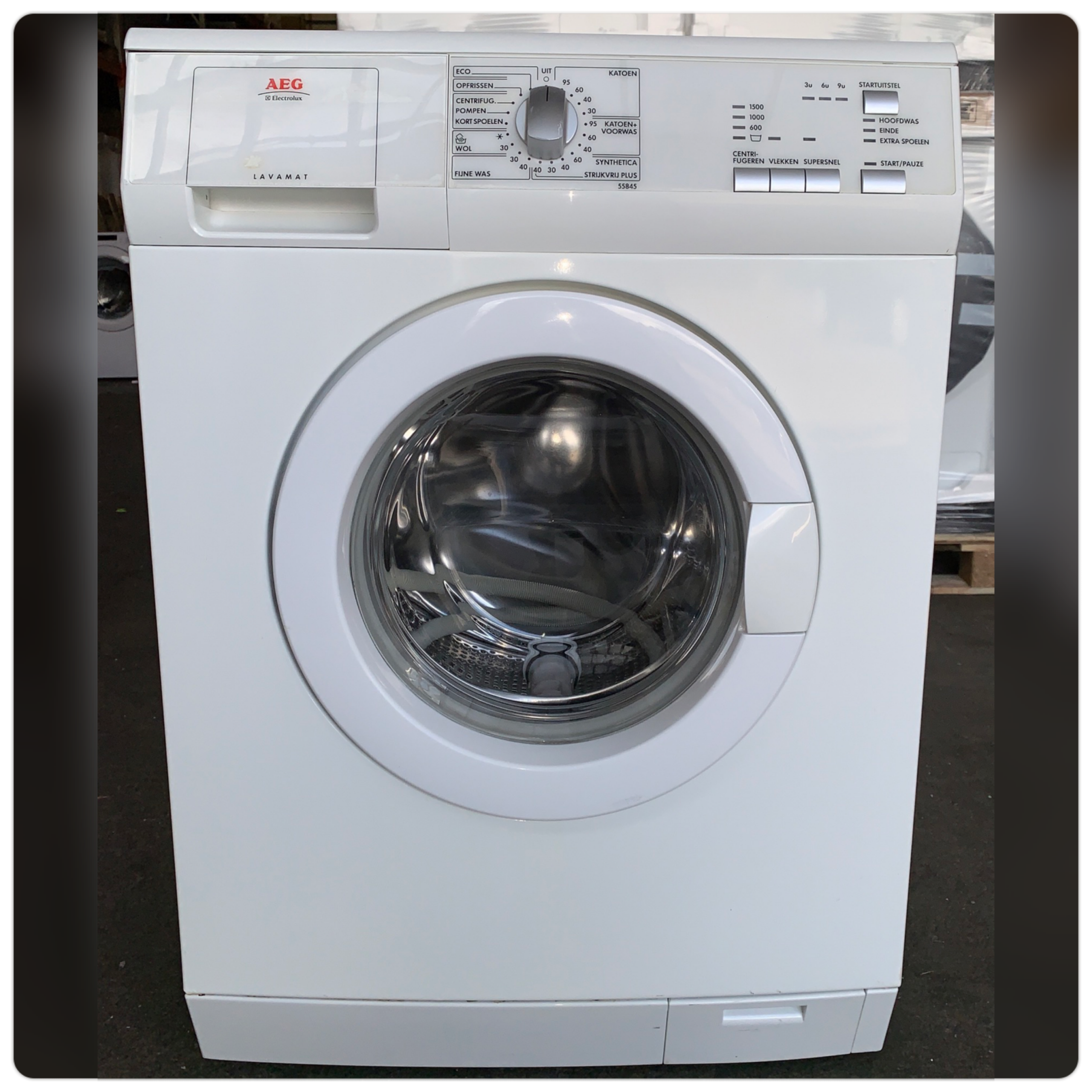 Wasmachine AEG 6kg 1500toeren A+ L55845 €199,-