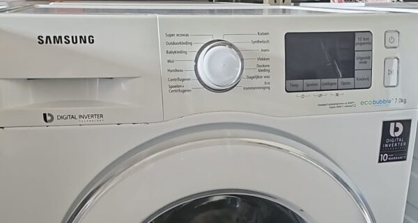 Wasmachine SAMSUNG ECOBUBBLE 7kg A+++ WF70F5E5P4W Outlet €179,- - Image 2