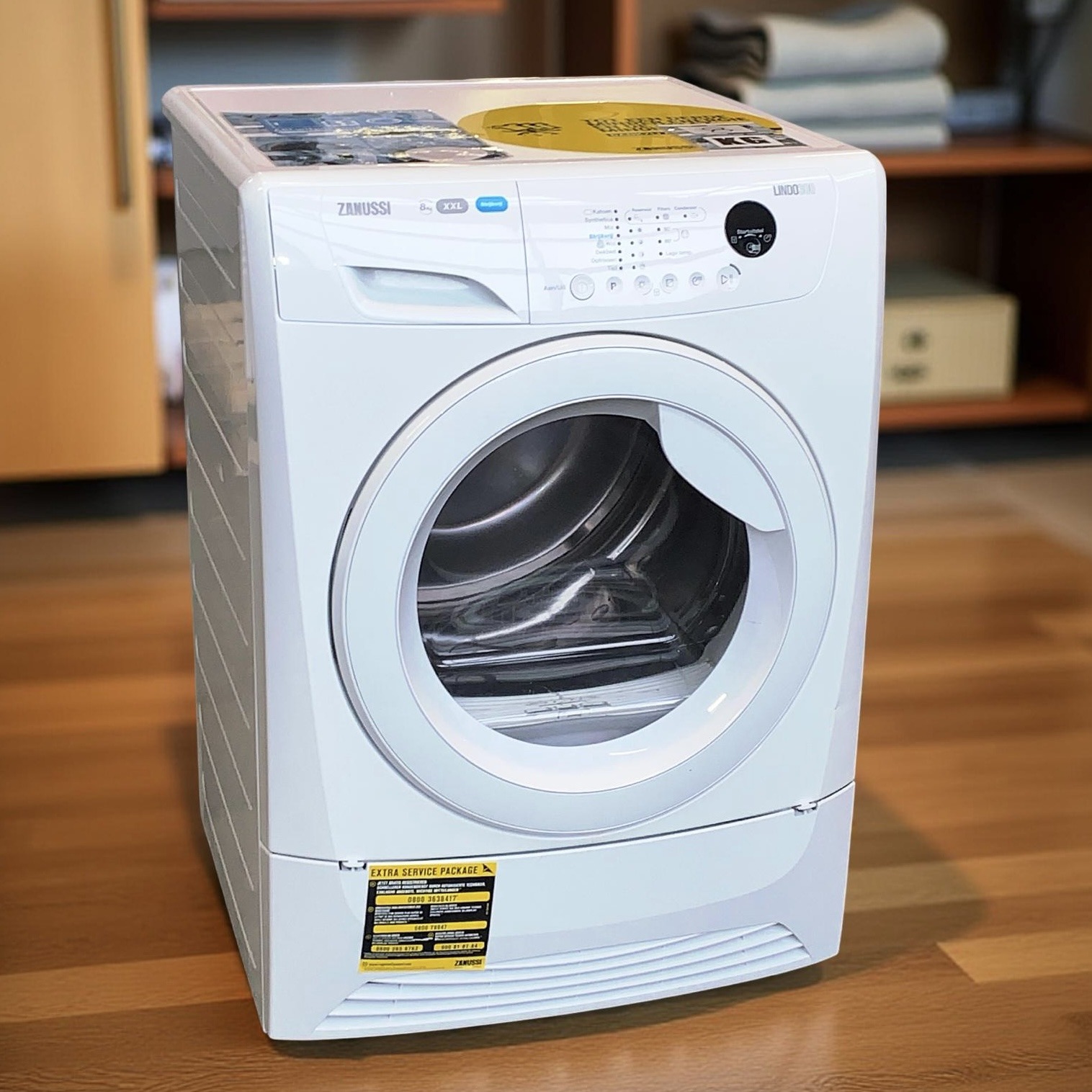 Condensdroger ZANUSSI LINDO300 XXL 8kg ZDC8203W €229,-