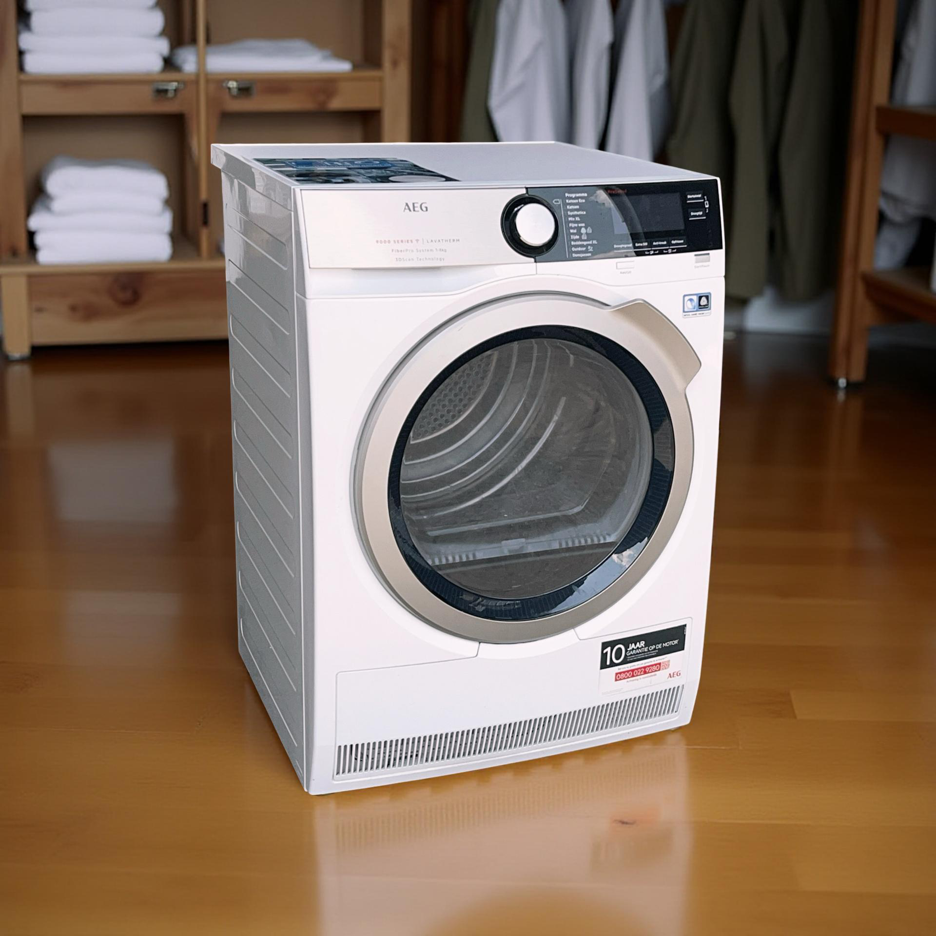 Warmtepompdroger AEG 9000Serie A+++ 8kg T9DEN87CC €359,-