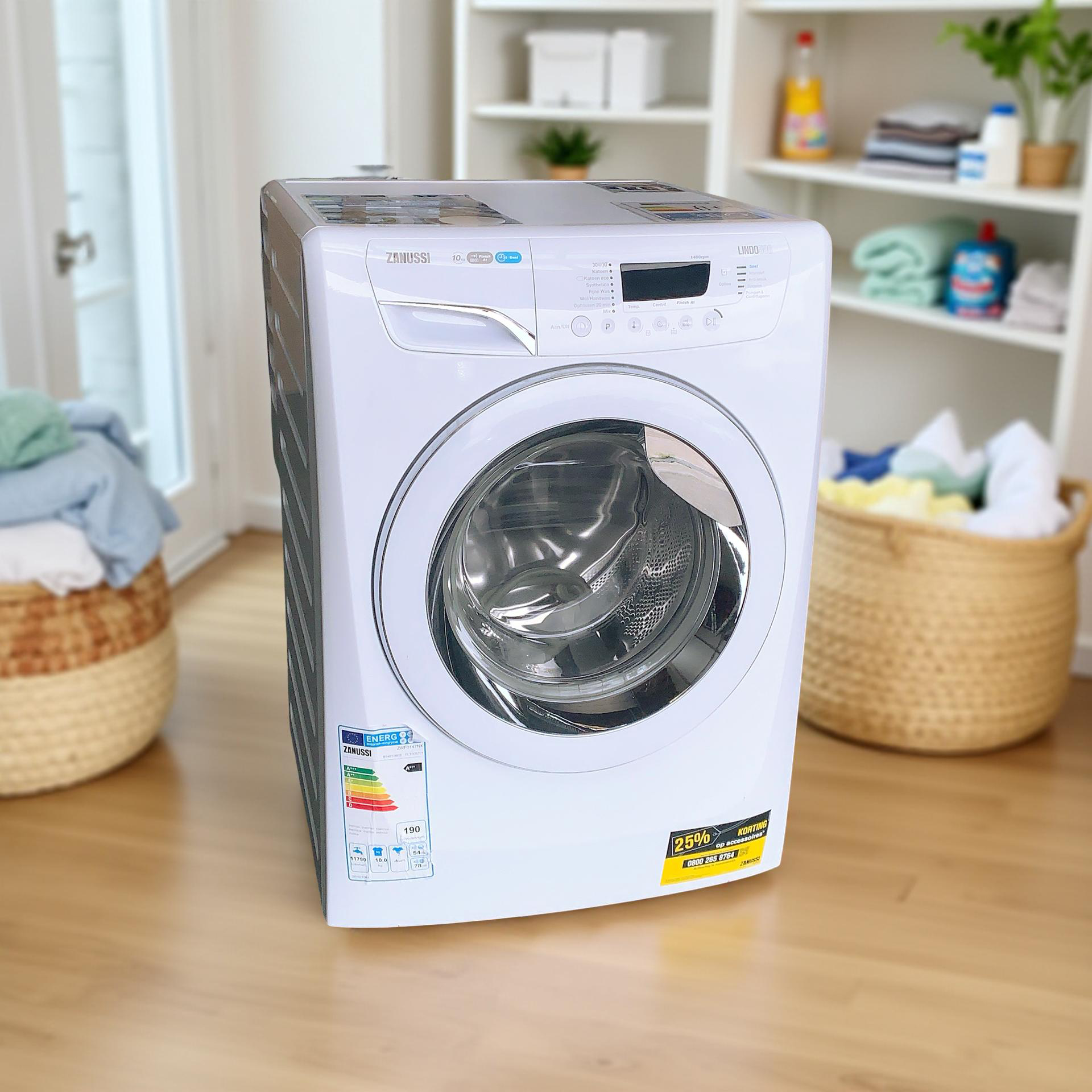 Wasmachine ZANUSSI 10kg A+++ ZWF0147NX €299,- - Image 3