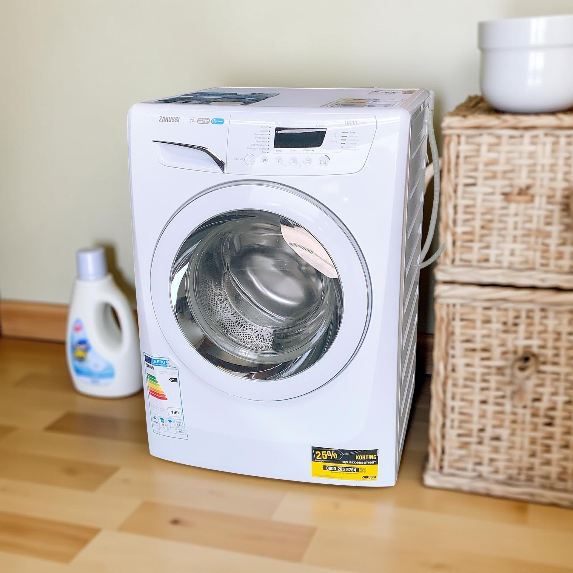 Wasmachine ZANUSSI 10kg A+++ ZWF0147NX €299,-
