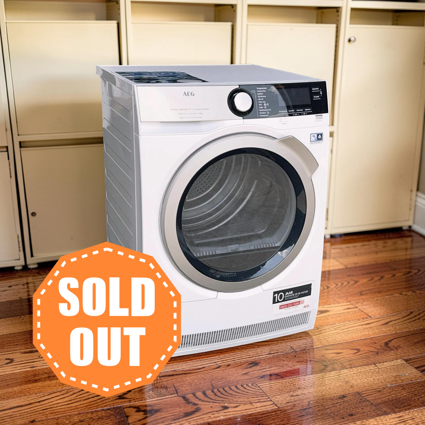 Warmtepompdroger AEG 9000Serie A+++ 8kg T9DEN87CC €359,-