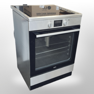 Fornuis Inductie AEG CIB6646ABM RVS met Heteluchtoven €699,- B-KEUS met 2 jaar Fabrieksgarantie