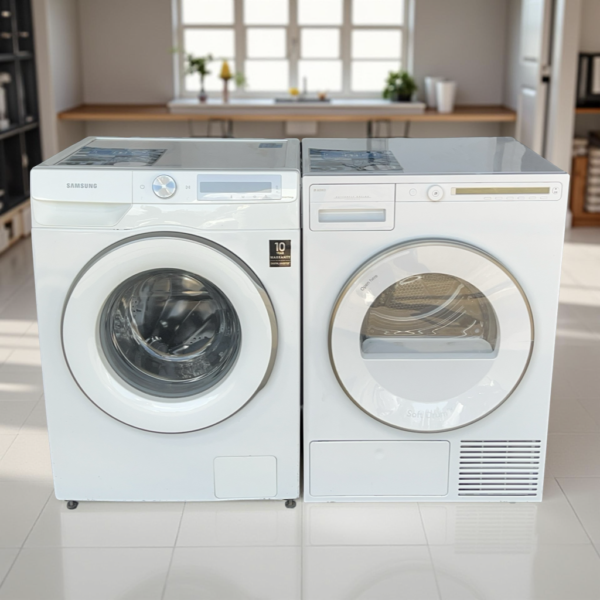 Voordeelset MIX Wasmachine SAMSUNG 10,5kg + Condensdroger ASKO 8kg  €628,- - Image 2