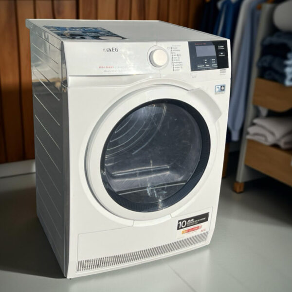 Warmtepompdroger AEG A++ 8kg T8DB84GW €299,-