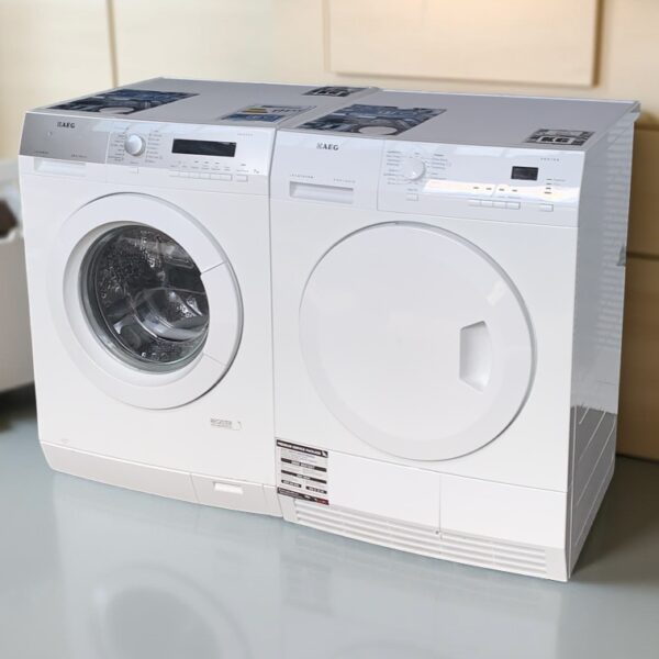 Voordeelset AEG Wasmachine 10kg & Warmtepompdroger A+ 7kg €328,- Outlet - Alleen afhalen - Image 5