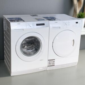 Voordeelset AEG Wasmachine 10kg & Warmtepompdroger A+ 7kg €328,- Outlet - Alleen afhalen