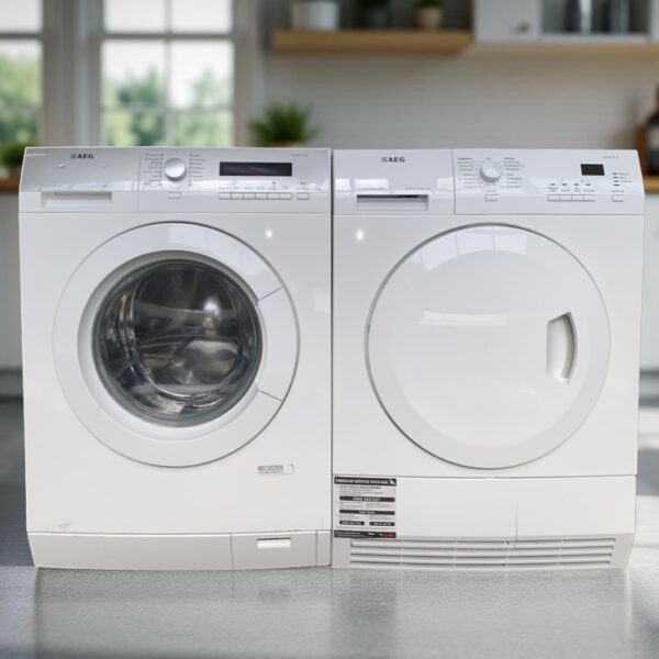 Voordeelset AEG Wasmachine 10kg & Warmtepompdroger A+ 7kg €328,- Outlet - Alleen afhalen - Image 4