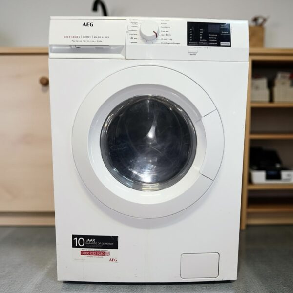 Wasdroogcombinatie AEG 6000SERIES KOMBI Wash & Dry 8kg 4kg 1600toeren L6WB86JW €249,-