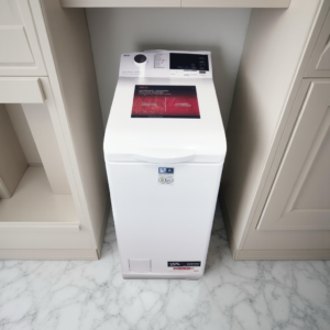 Wasmachine Bovenlader AEG 6000SERIES Smal 40cm 6kg L6TBN62G Afgeprijsd van €269,- naar €199,-