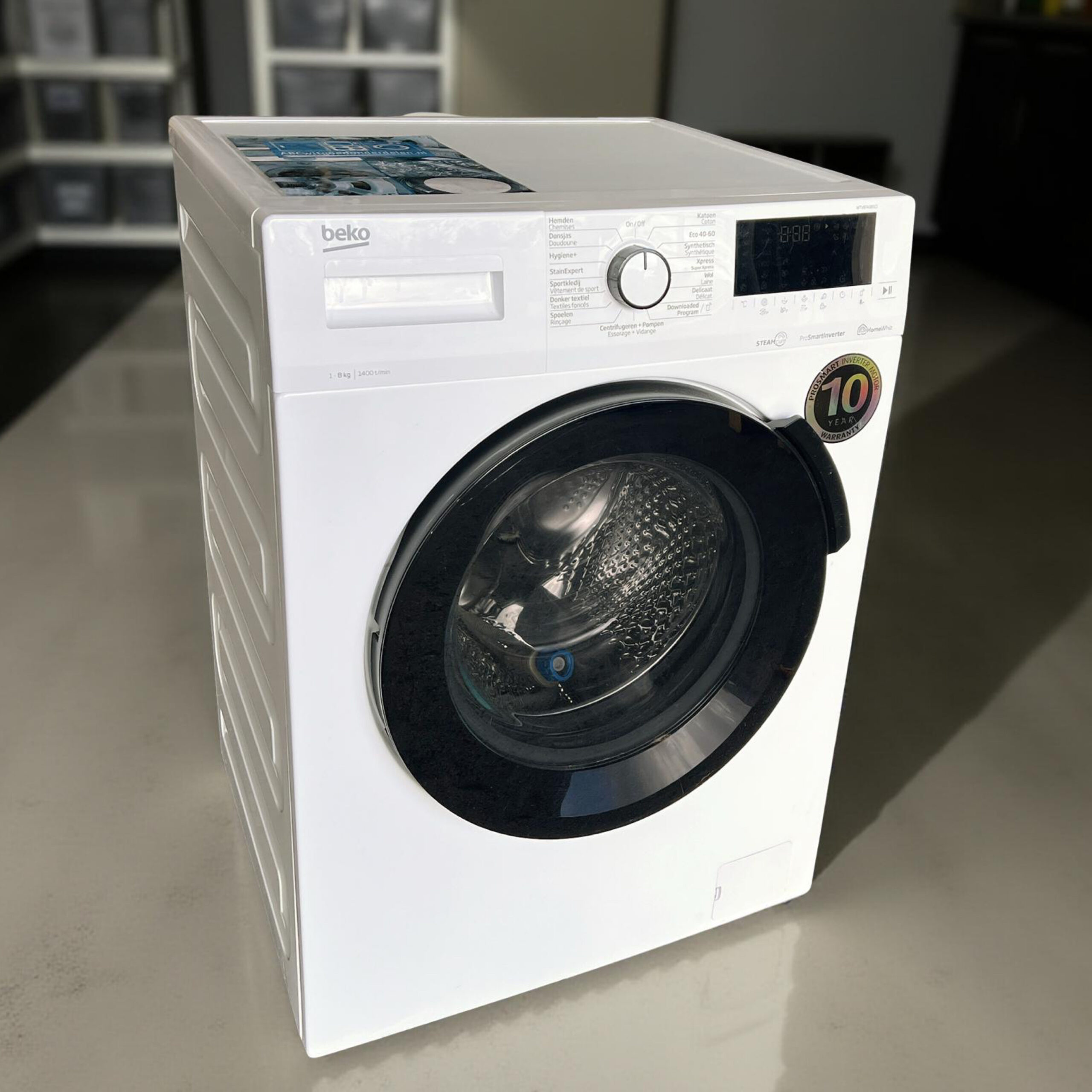 Wasmachine BEKO HomeWhiz 8kg WTV8740BSC1  €269,- - Image 4