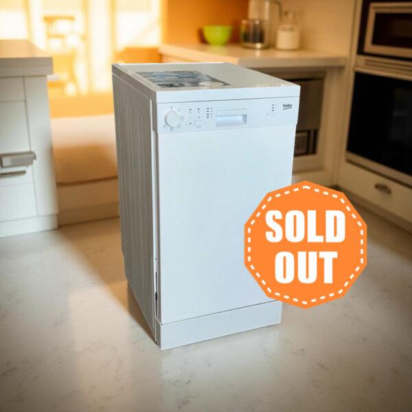 Vaatwasser BEKO RVS Smal 10-Couverts A+ DFS05011W  €199,-