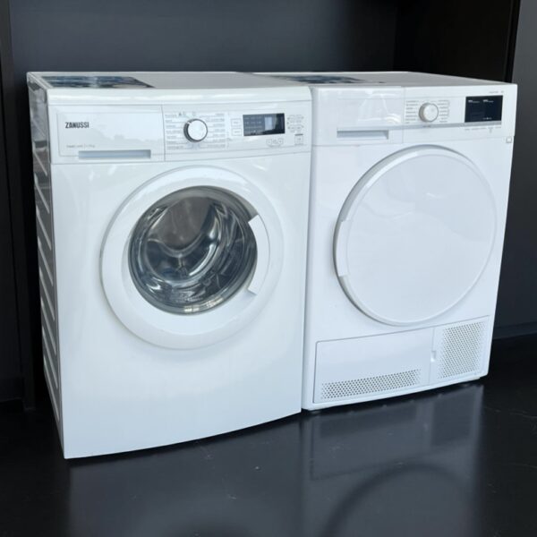 Voordeelset ZANUSSI Wasmachine 7kg + SHARP Condensdroger 7kg €378,- - Image 2