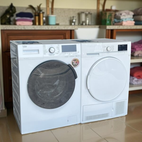 Voordeelset BEKO Wasmachine 8kg + SHARP Condensdroger 7kg €468,- - Image 2