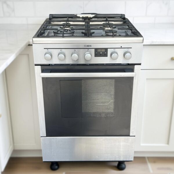 Gasfornuis AEG RVS-ZWART met Heteluchtoven 47886GT-MN Outlet €259,- - Image 4