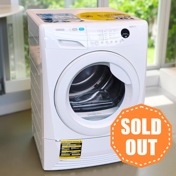 Warmtepompdroger ZANUSSI LINDO1000 8kg A+ ZDH8333W €279,-