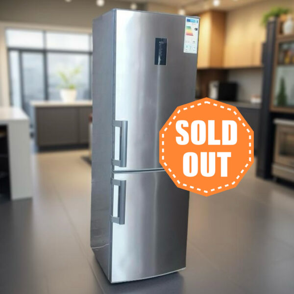 Koelvriescombinatie AEG RVS A++ 312liter NoFrost Customflex RCB53424TX Outlet Afgeprijsd van €449,- naar €239,-