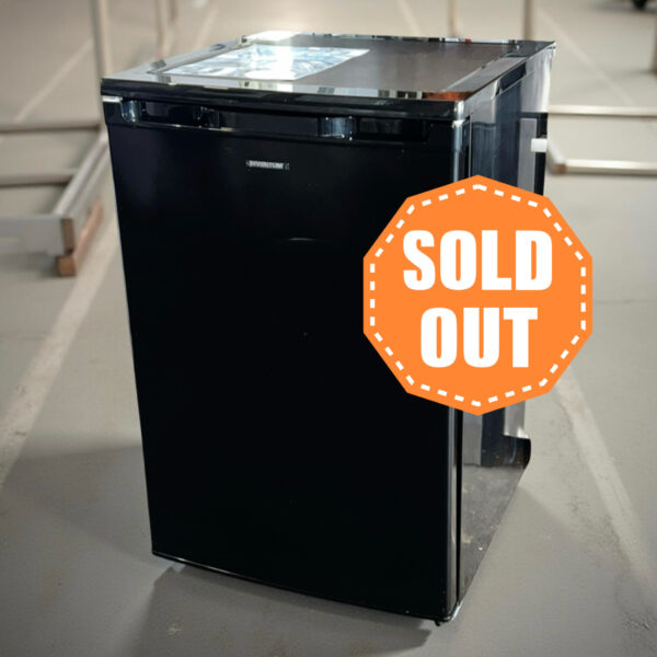 Koelvriescombinatie INVENTUM  Tafelmodel  113liter KV550B ZWART Outlet €159,-