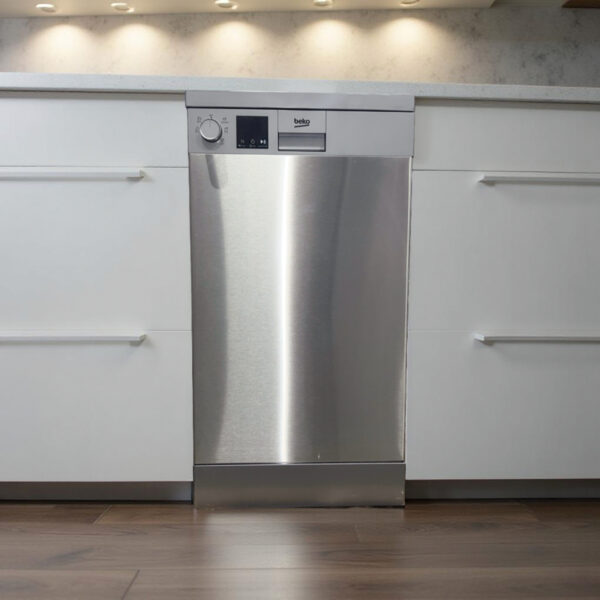 Vaatwasser BEKO RVS SLIMLINE  Smal 10-Couverts A+ DVS05024X 2Jaar Jong €299,- - Image 3