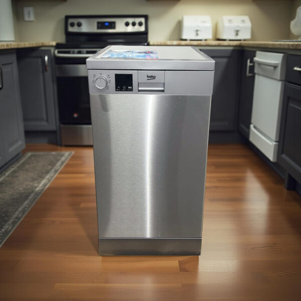 Vaatwasser BEKO RVS SLIMLINE  Smal 10-Couverts A+ DVS05024X 2Jaar Jong €299,- - Image 4