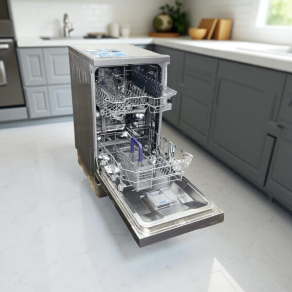 Vaatwasser BEKO RVS SLIMLINE  Smal 10-Couverts A+ DVS05024X 2Jaar Jong €299,- - Image 6