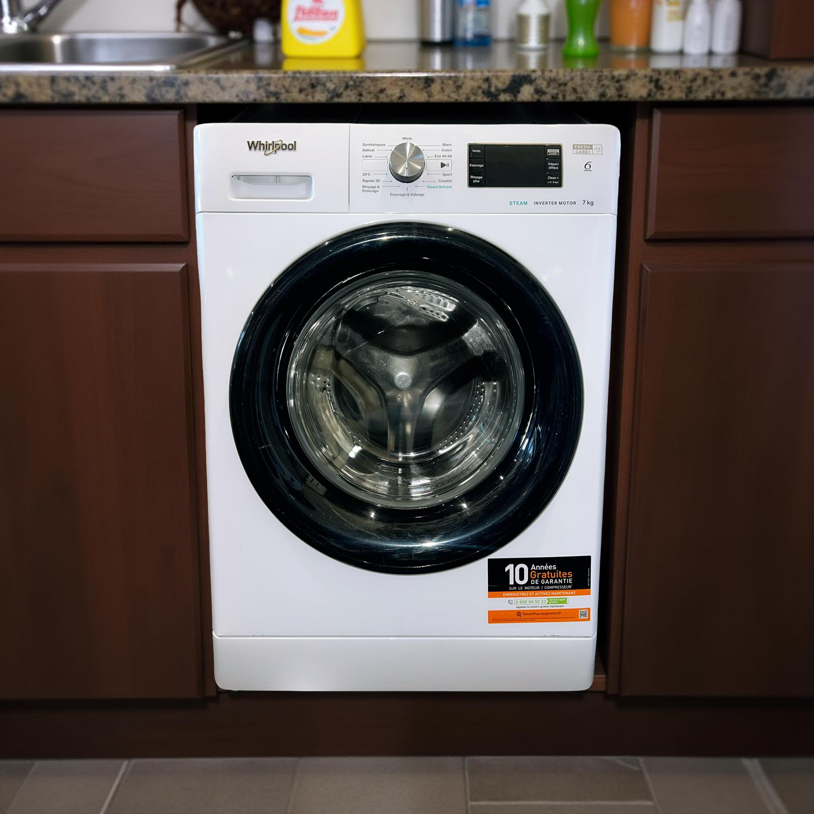 Wasmachine WHIRLPOOL 7kg A+++ FFB7438BVFR €229,- - Image 4