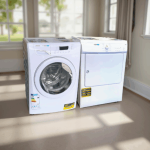 Voordeelset ZANUSSI Wasmachine 10kg + Luchtdroger ZANUSSI 7kg €478,-