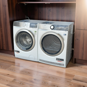 Voordeelset AEG A+++ Wasmachine 9kg + Warmtepompdroger 8kg €658,-