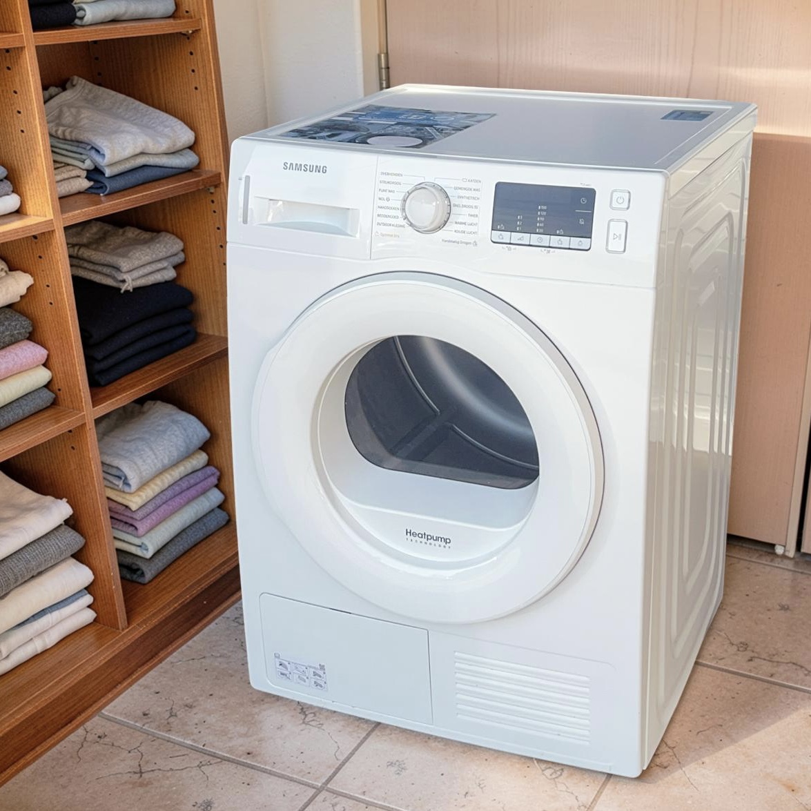 Warmtepompdroger SAMSUNG 8kg A+++ DV80TA020TE €329,- - Image 3