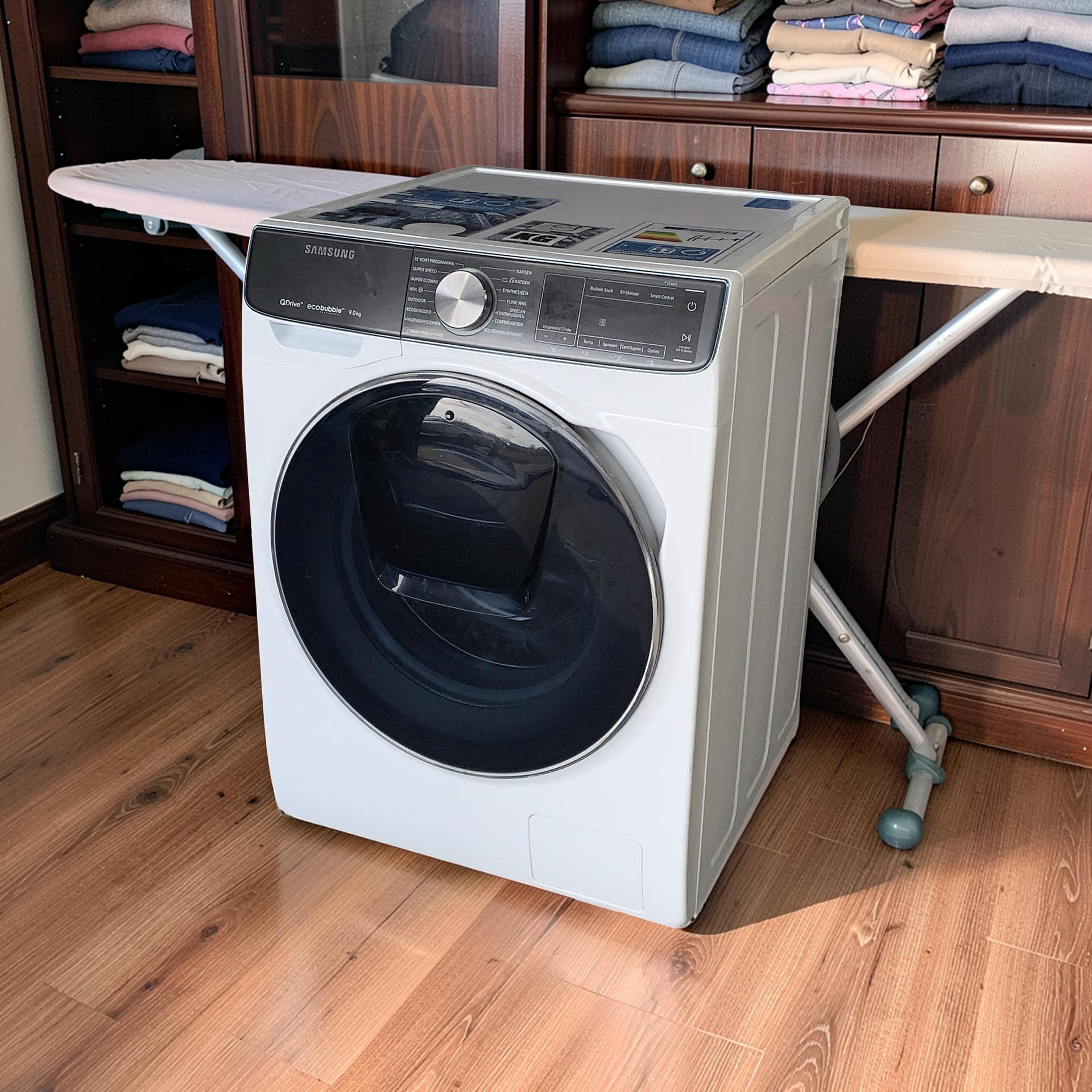 Wasmachine SAMSUNG QUICKDRIVE 9kg 1600toeren WW9BM76NN2M €349,-